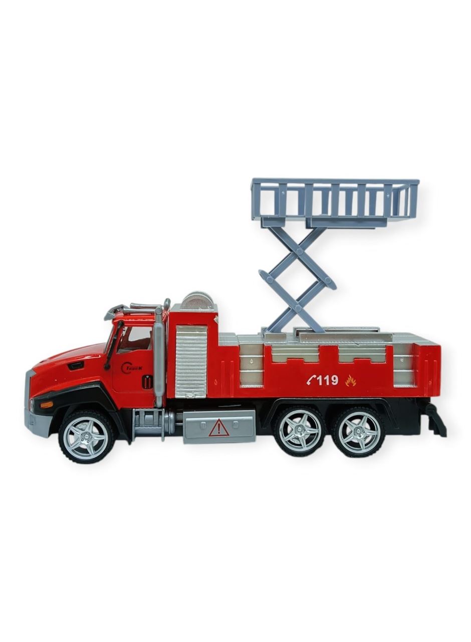 Çek Bırak İtfaiye Arabası 21 cm - Asansörlü