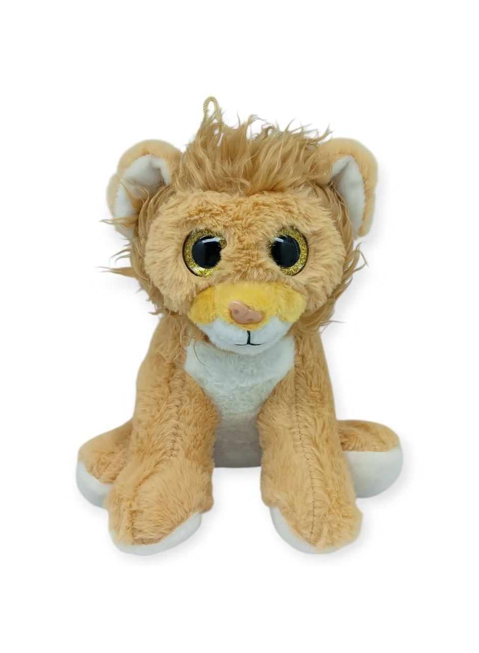 Peluş Cam Gözlü Hayvanlar 25 cm - Aslan