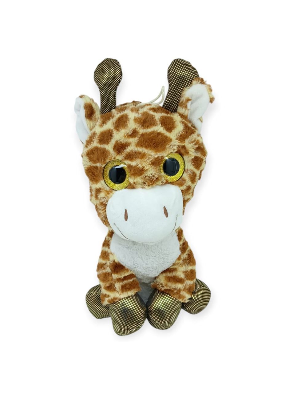 Peluş Cam Gözlü Hayvanlar 25 cm - Zürafa