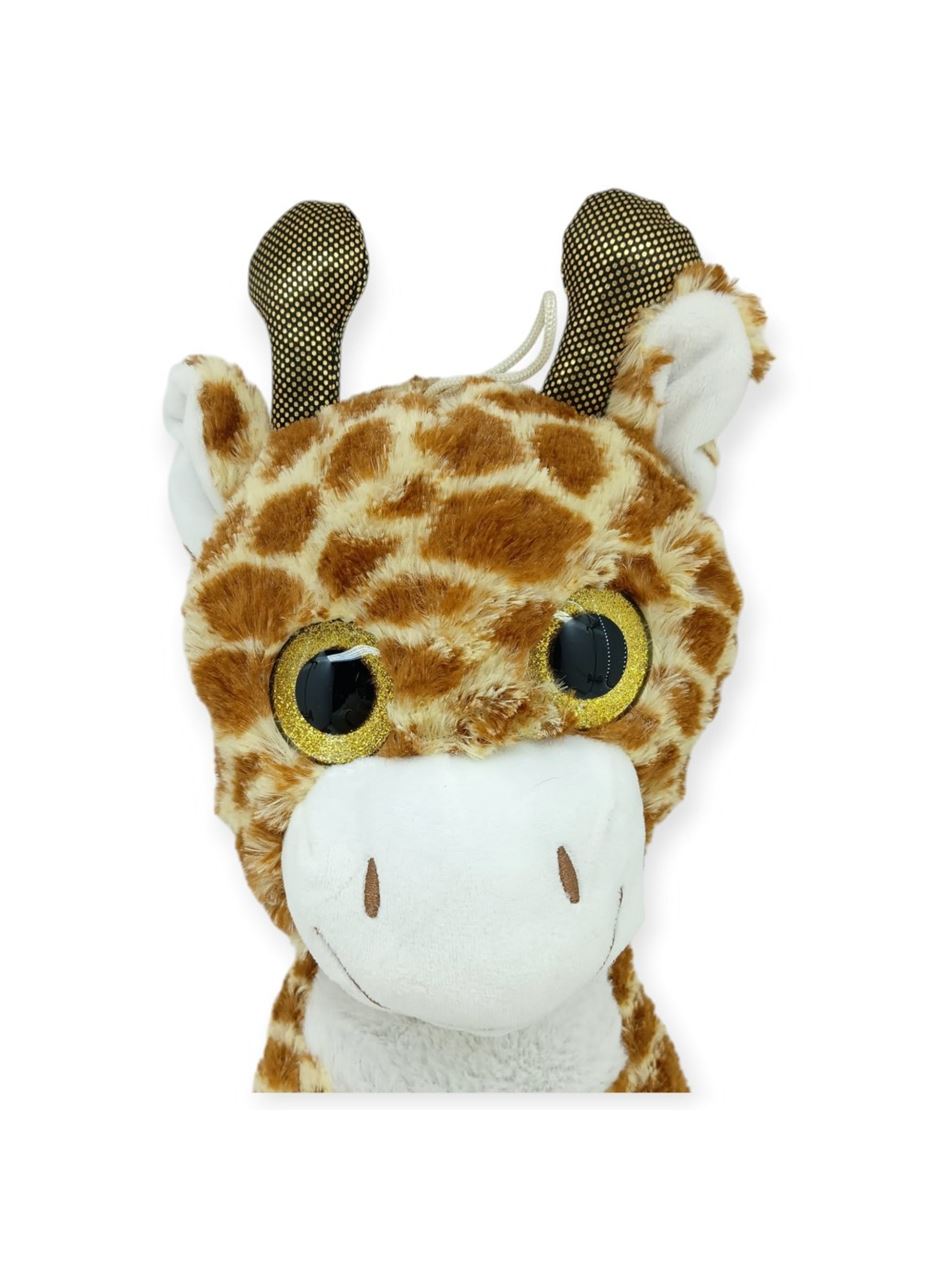 Peluş Cam Gözlü Hayvanlar 25 cm - Zürafa