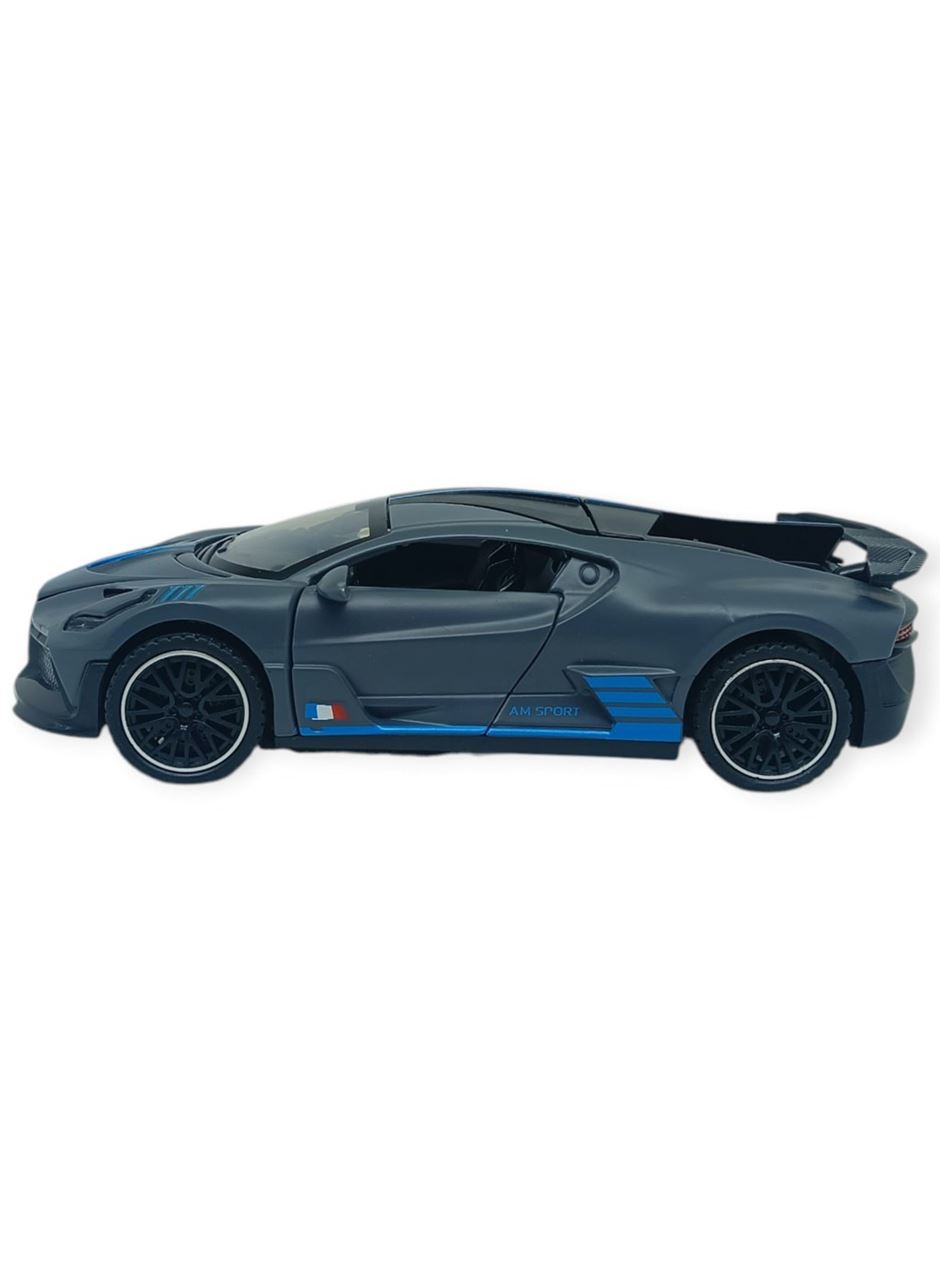 Sesli Işıklı Spor Araba 15 cm - 3241D- Gri