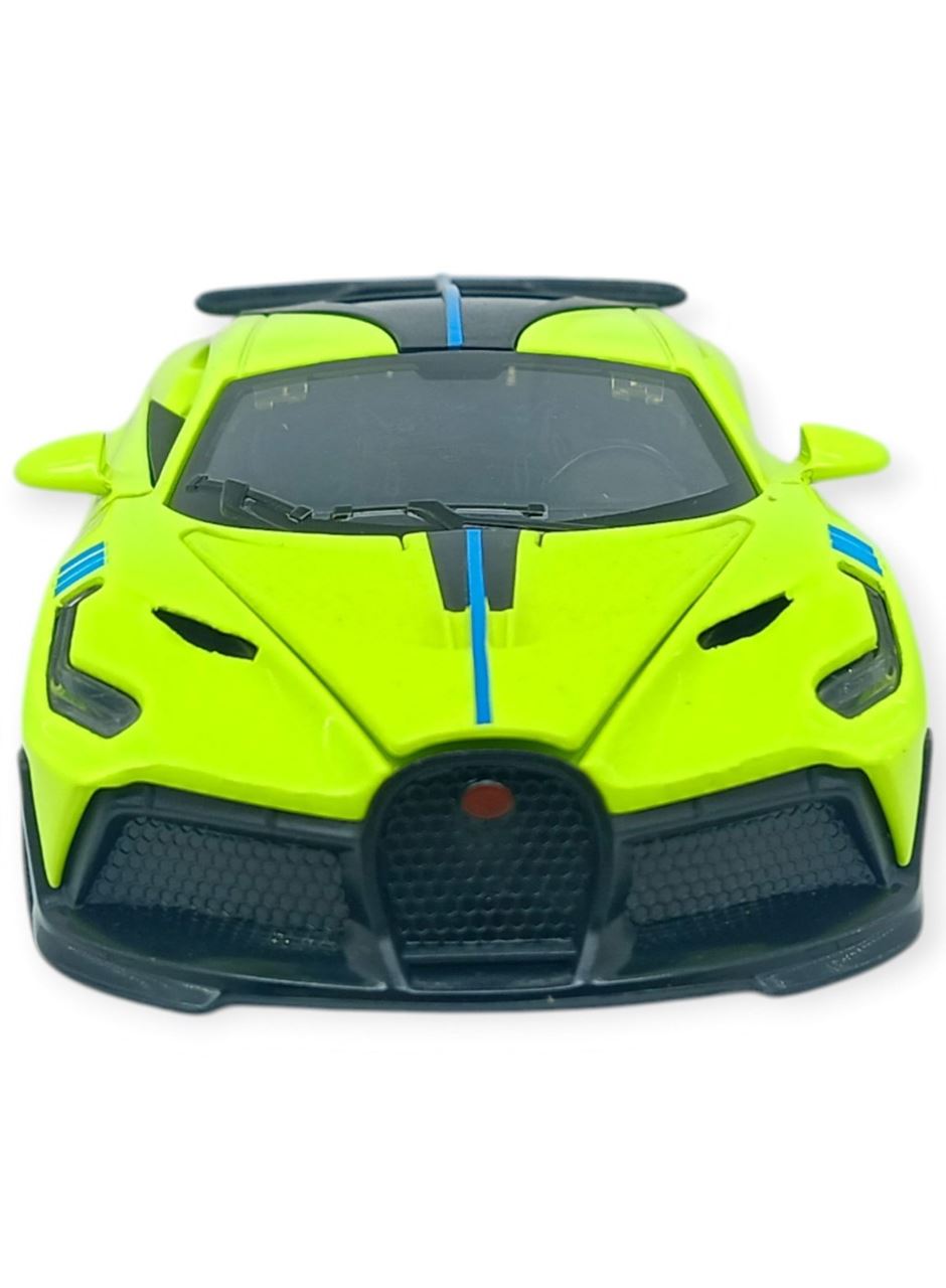 Sesli Işıklı Spor Araba 15 cm - 3241D- Yeşil