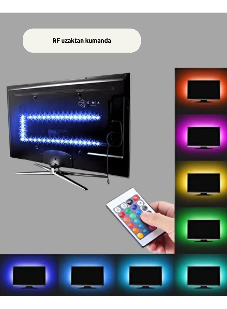 Uzaktan Kumandalı LED TV Arka Işık Şeridi