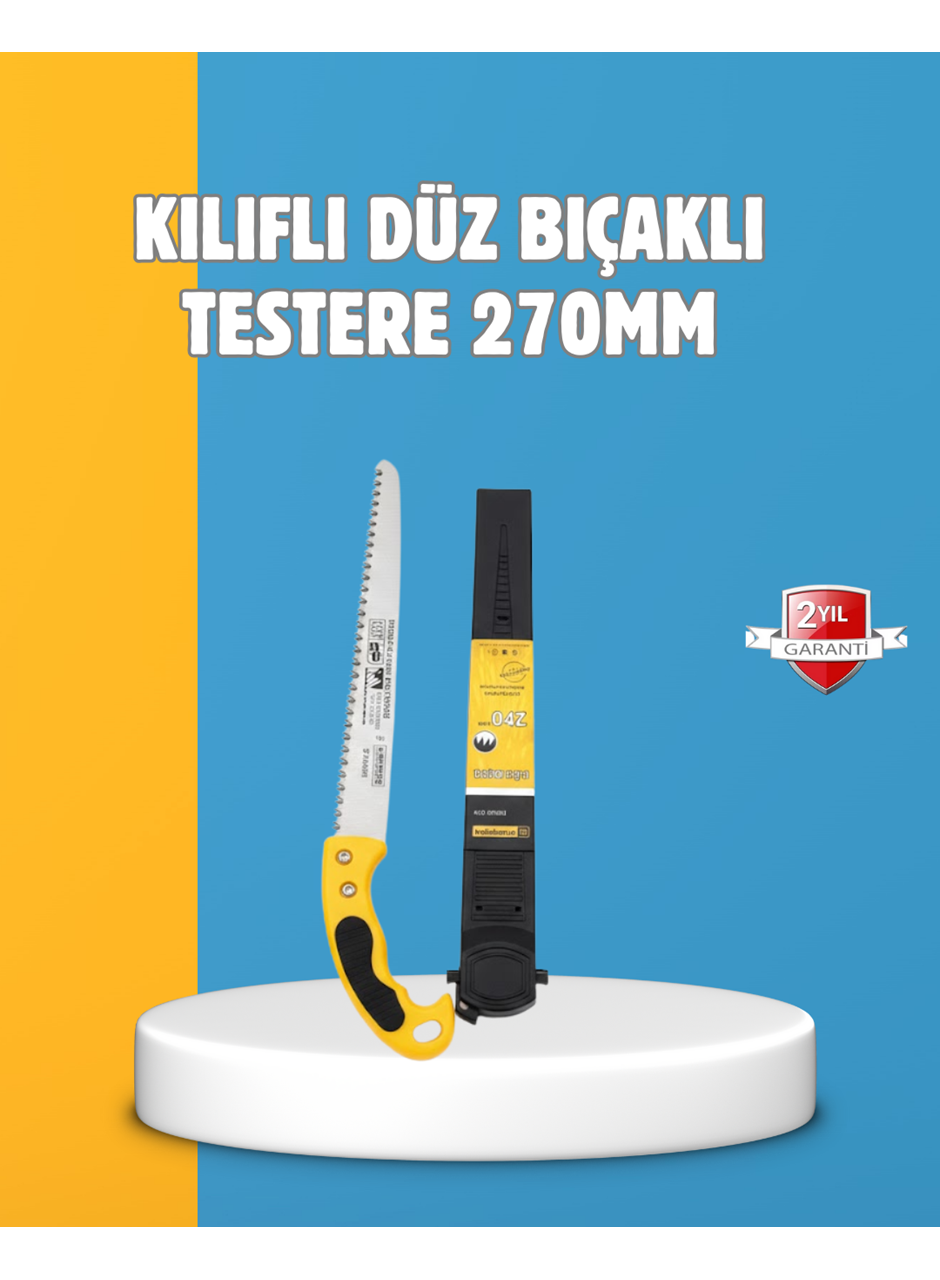 Düz Bıçaklı Budama Testeresi Kılıflı Güvenli Tasarım