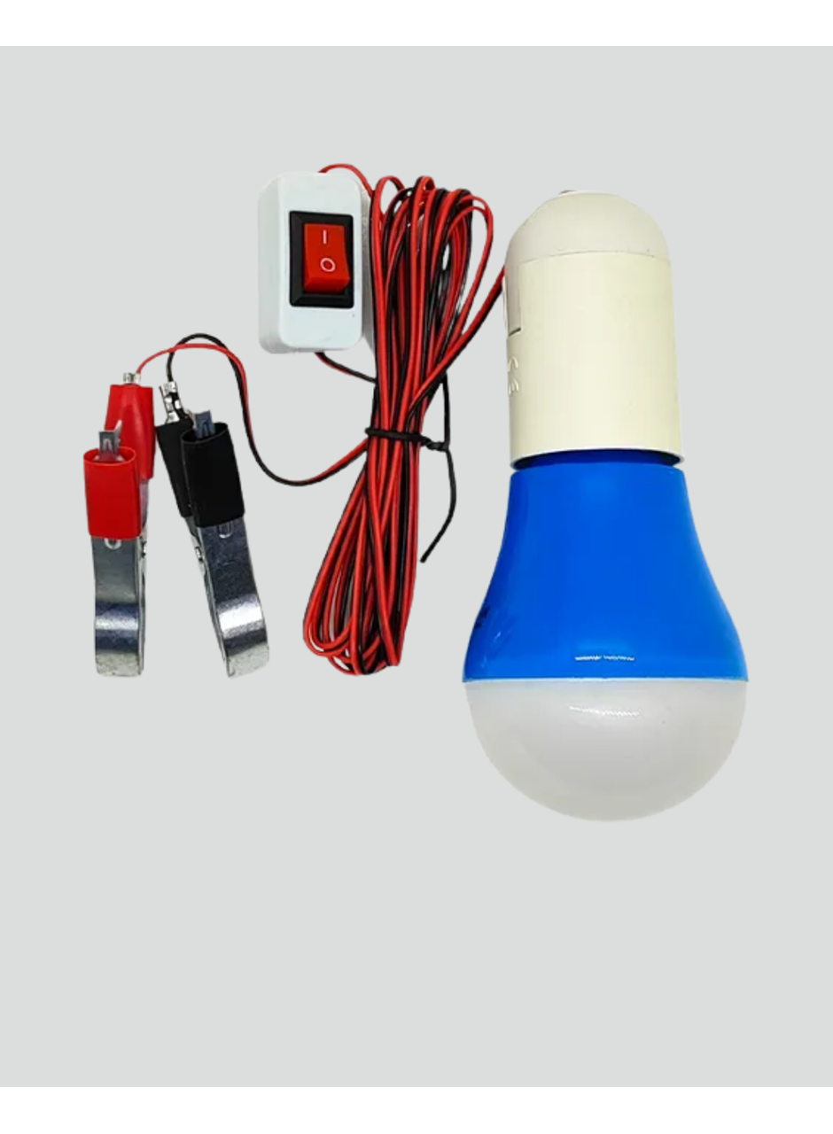 Aküden Çalışan 12V LED Ampul Taşınabilir Kullanım