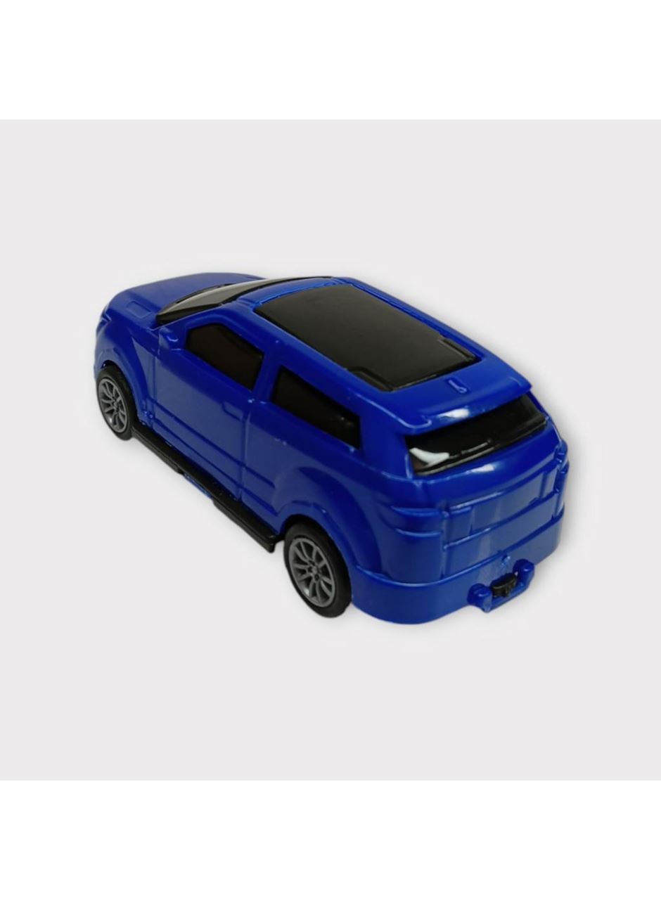 Çek Bırak Arabalar 10 Cm - Mavi Hatchback