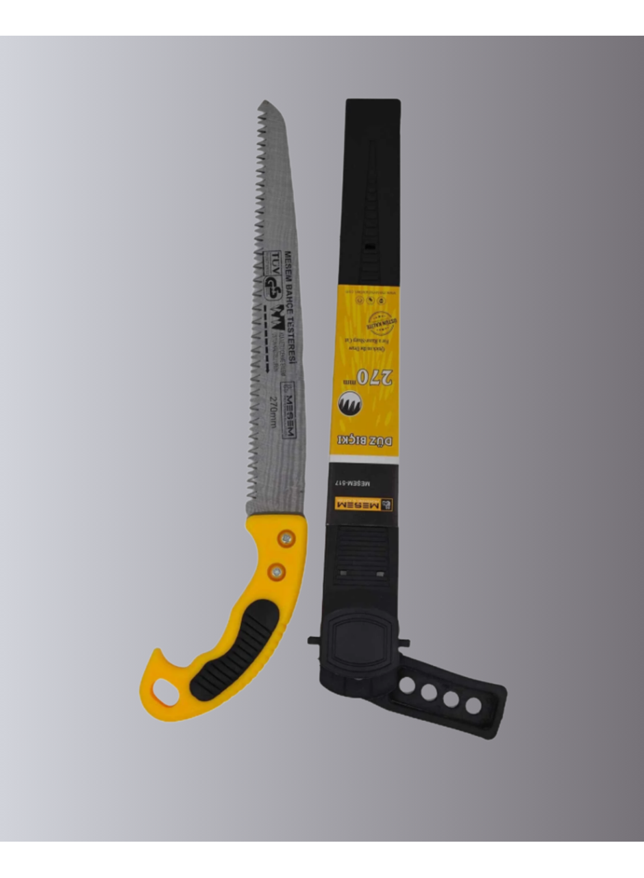 Kılıflı Budama Bahçe Testeresi 270 mm Düz Bıçaklı