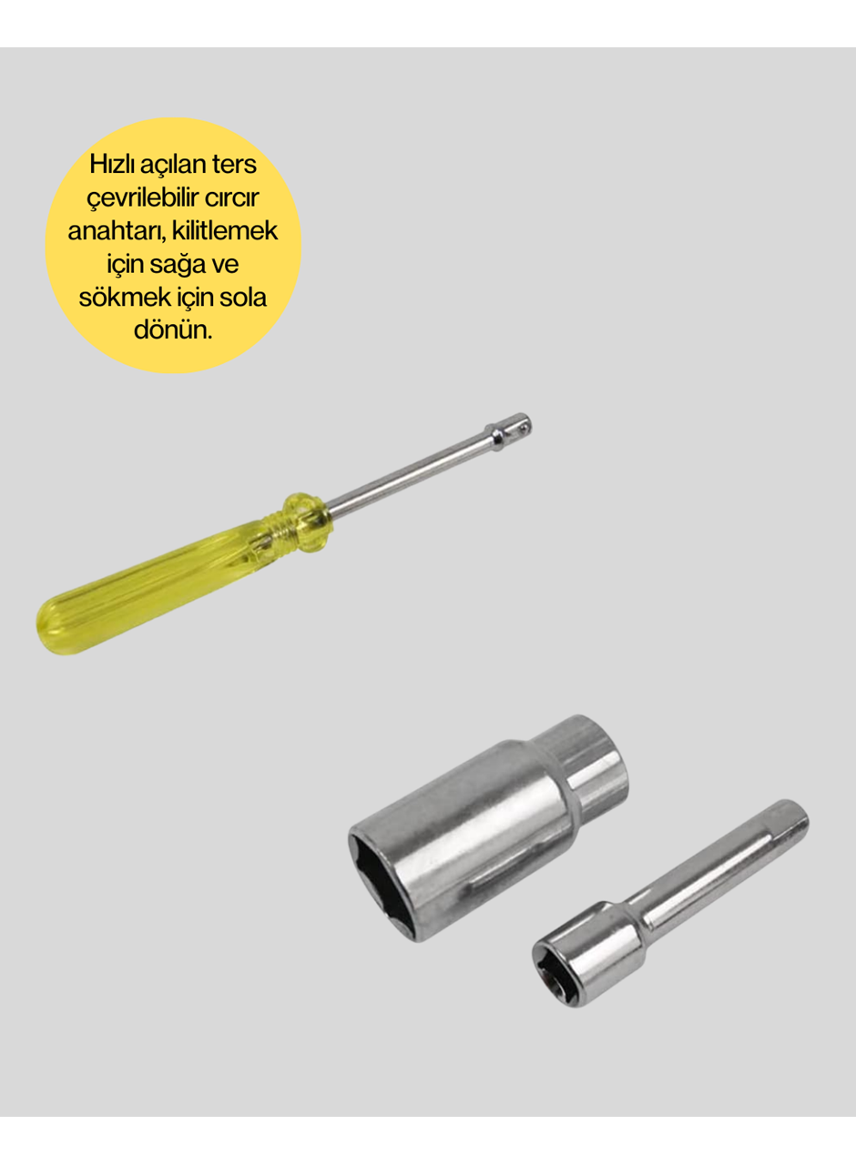 40 Parça Lokma Anahtar Seti Ayna Yüzey Karbon Çelik Dayanıklı Tamir Takımı