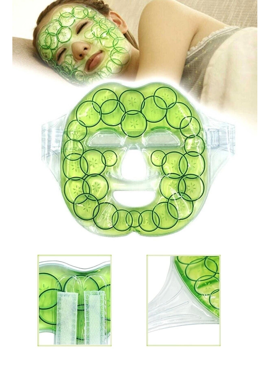 Salatalık Yüz Maske Jel Sıcak Soğuk Kullanım Rahatlatıcı (