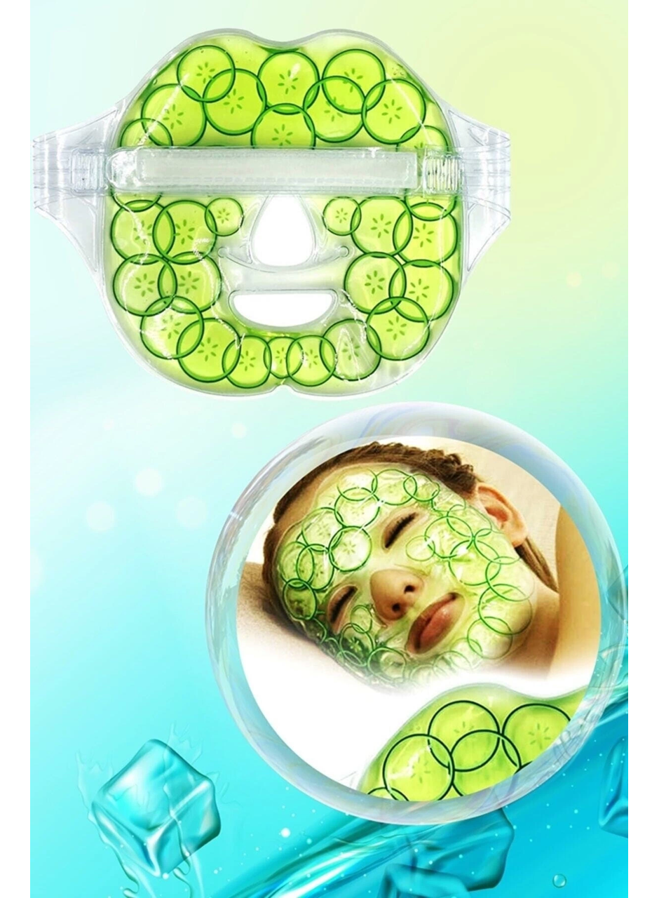 Salatalık Yüz Maske Jel Sıcak Soğuk Kullanım Rahatlatıcı (