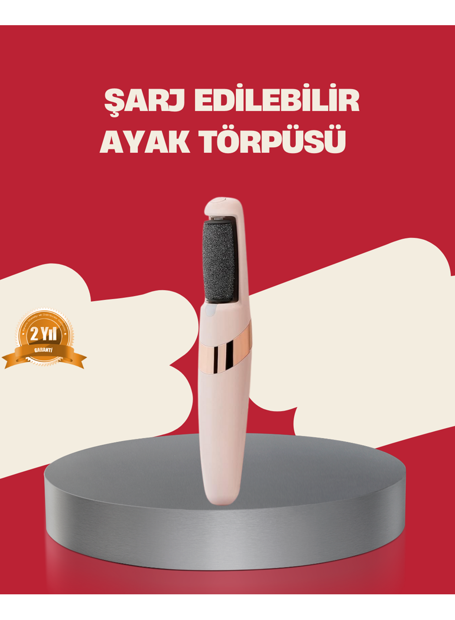 360° Etkili Elektrikli Ayak Bakım Aleti Nasır Giderici