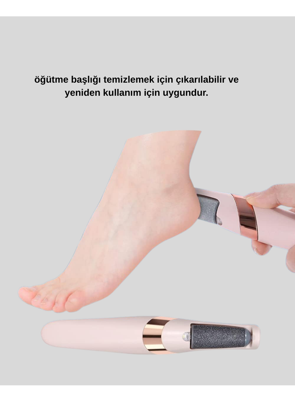 360° Etkili Elektrikli Ayak Bakım Aleti Nasır Giderici