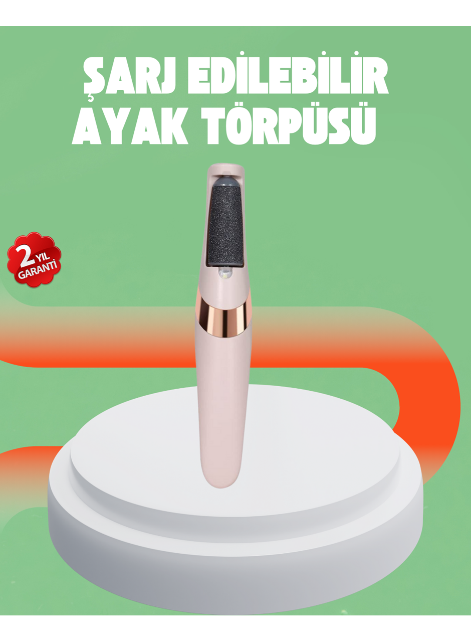 Elektrikli Ayak Törpüsü USB Şarjlı Nasır ve Kallus Giderici