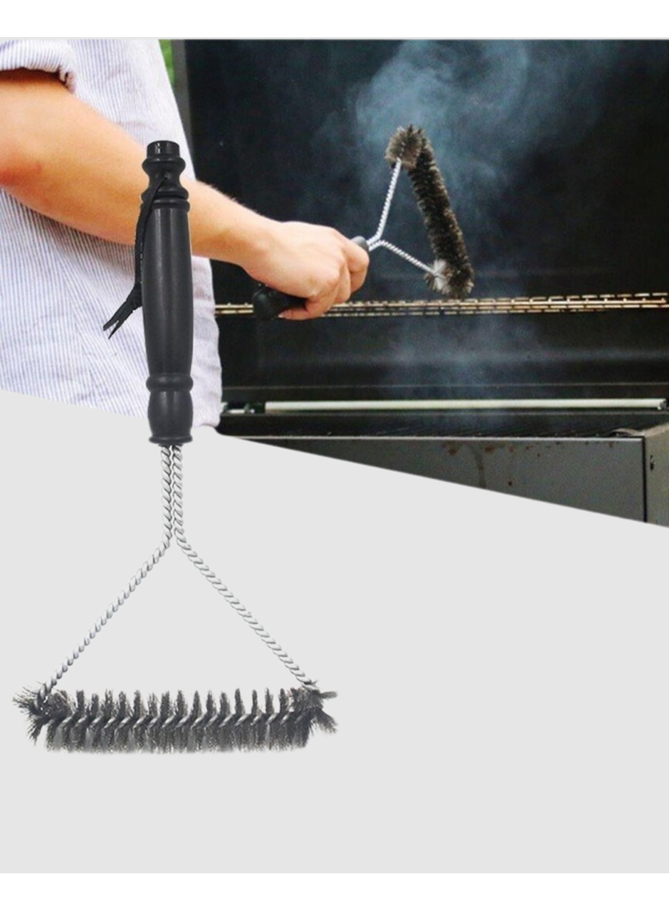 Barbekü ve Mangal İçin Tel Izgara Temizleyici Fırça