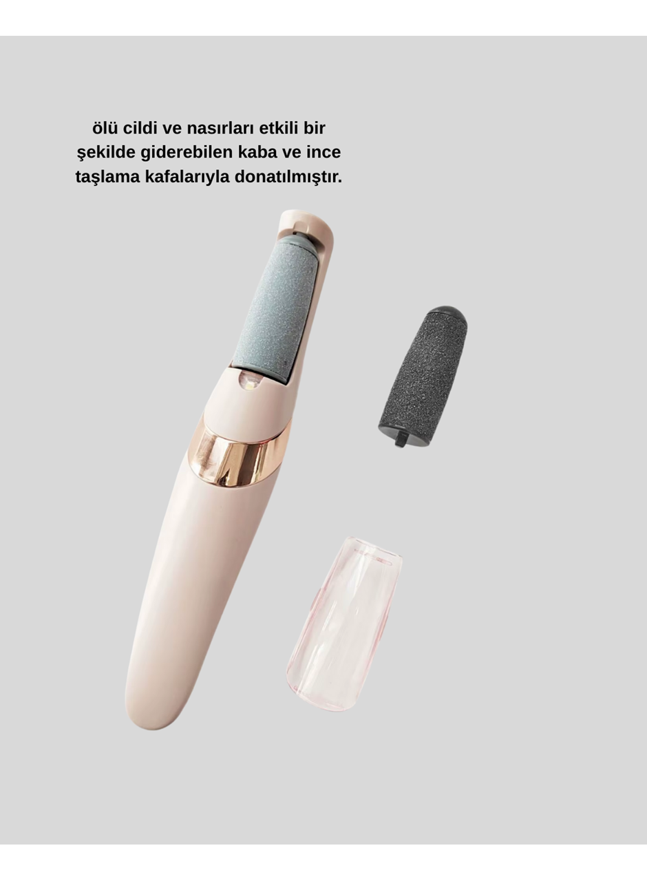 Elektrikli Ayak Törpüsü USB Şarjlı Nasır ve Kallus Giderici