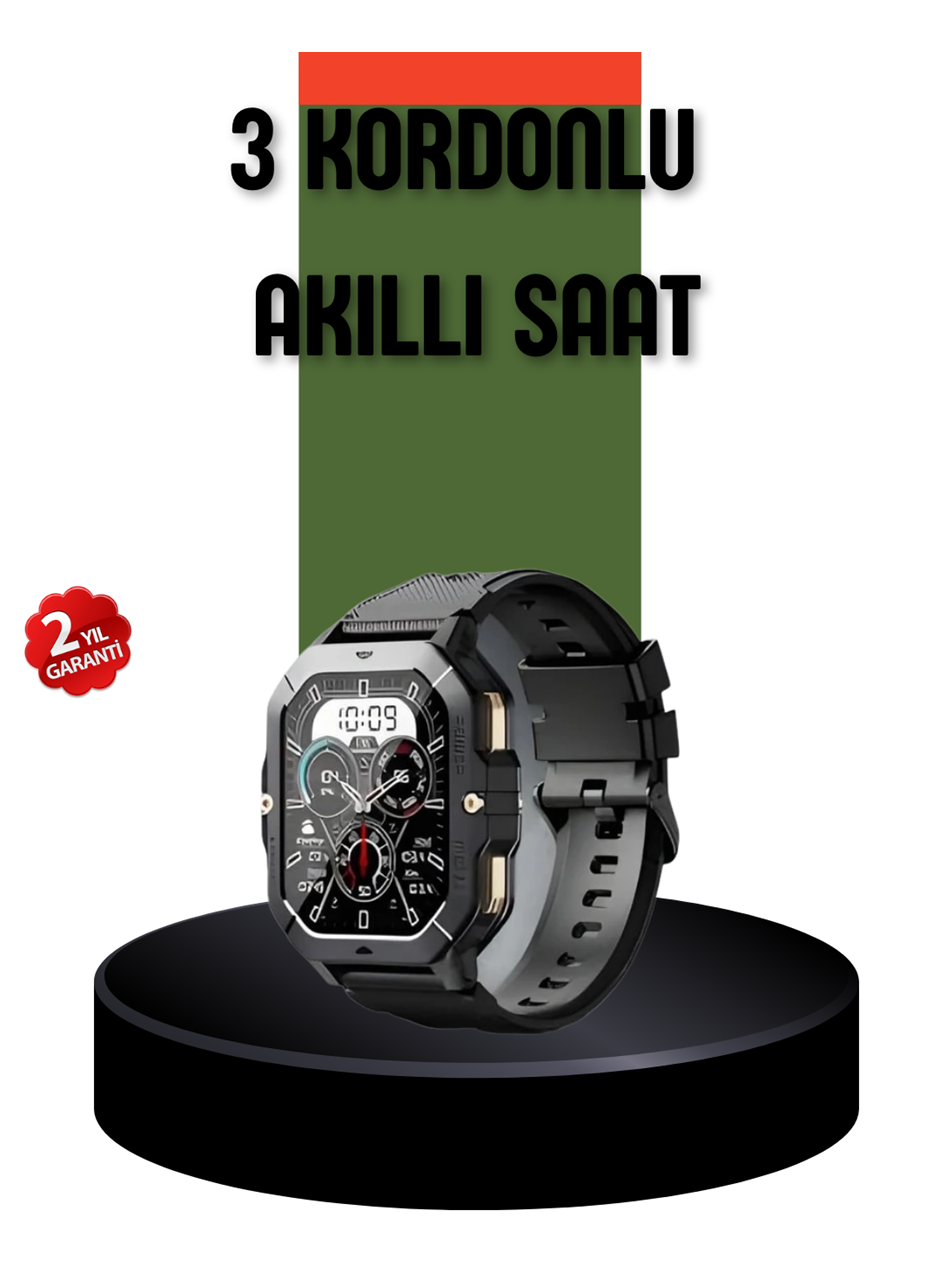 AMOLED Ekranlı Akıllı Saat 10 Gün Pil Ömrü