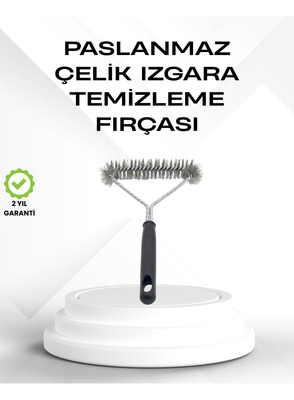 Tel Izgara Temizleme Fırçası BBQ Sonrası Kolay Temizlik