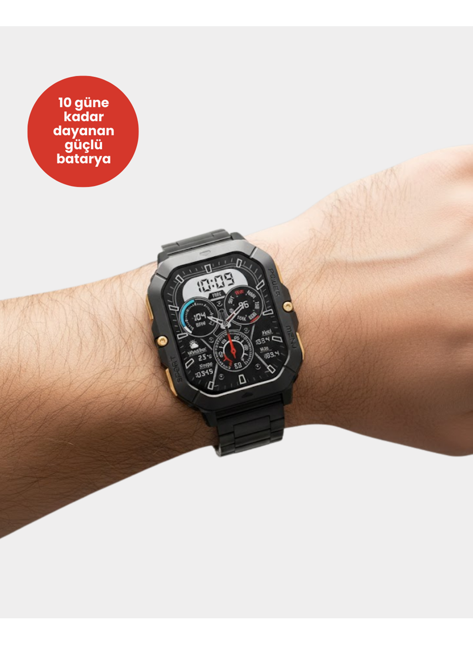 AMOLED Ekranlı Akıllı Saat 10 Gün Pil Ömrü