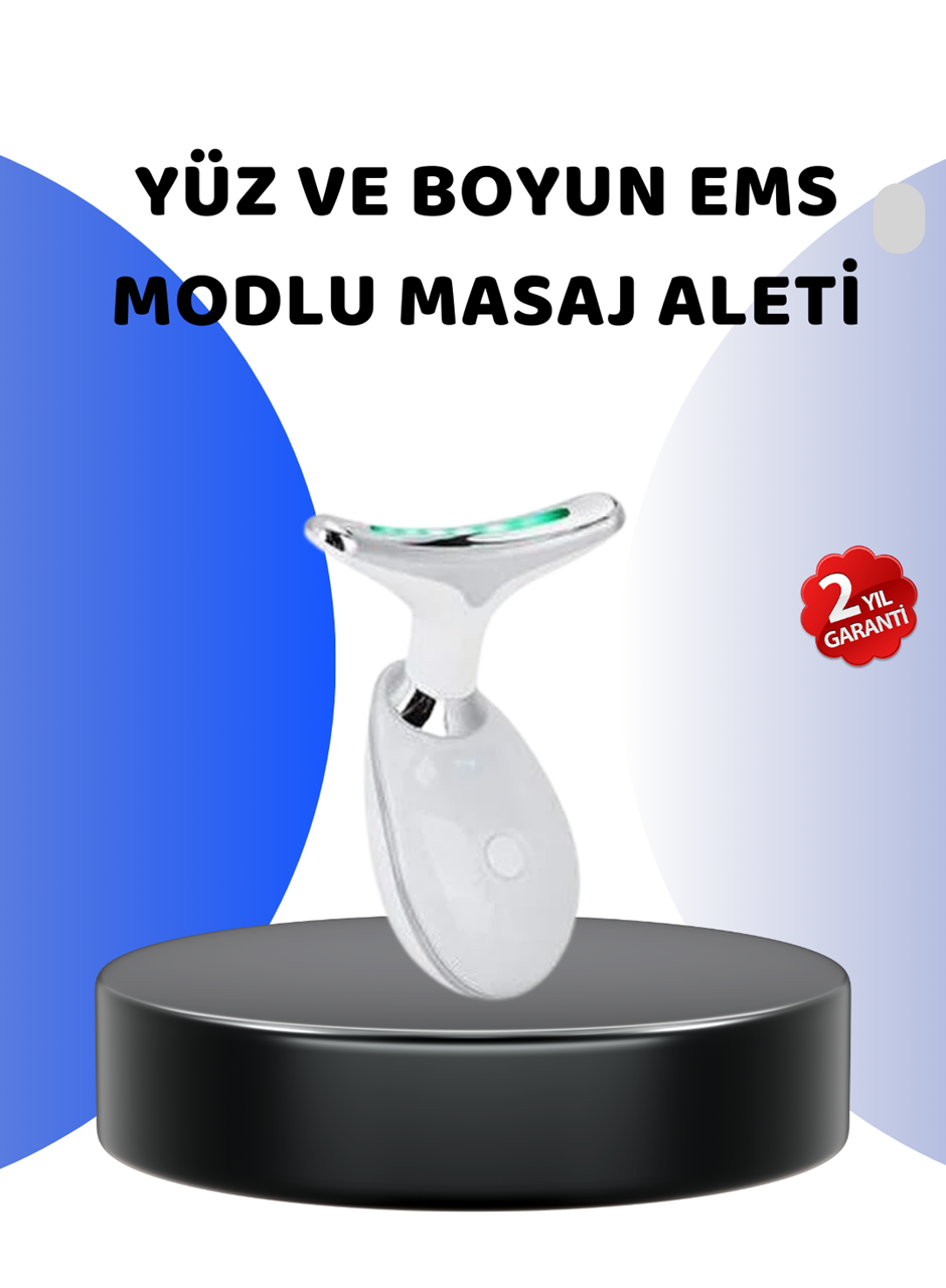 Yüz ve Boyun İçin LED Işık Terapili Bakım Cihazı