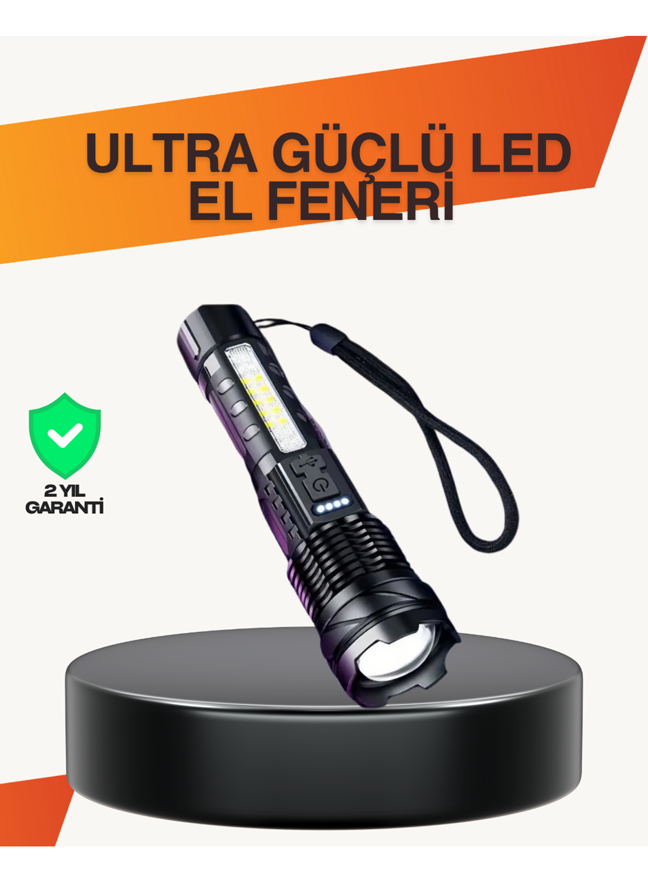 Outdoor ve Acil Durum İçin Güçlü LED El Feneri
