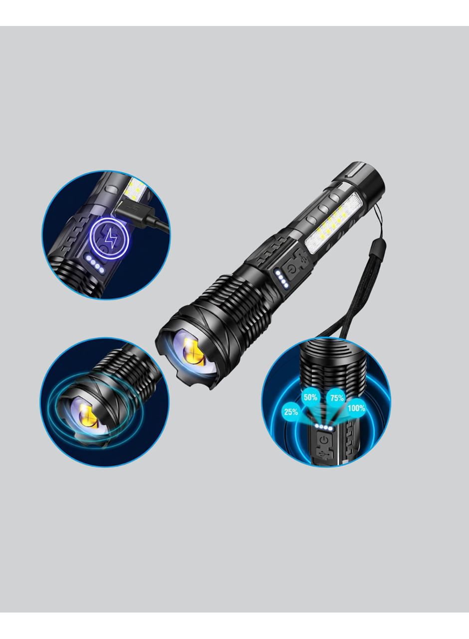 Outdoor ve Acil Durum İçin Güçlü LED El Feneri