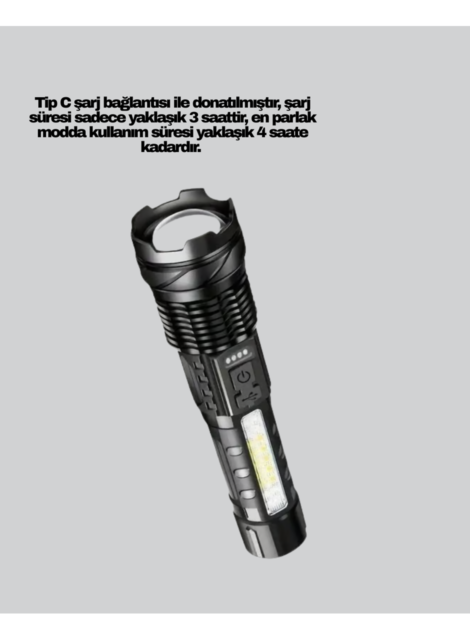 Outdoor ve Acil Durum İçin Güçlü LED El Feneri