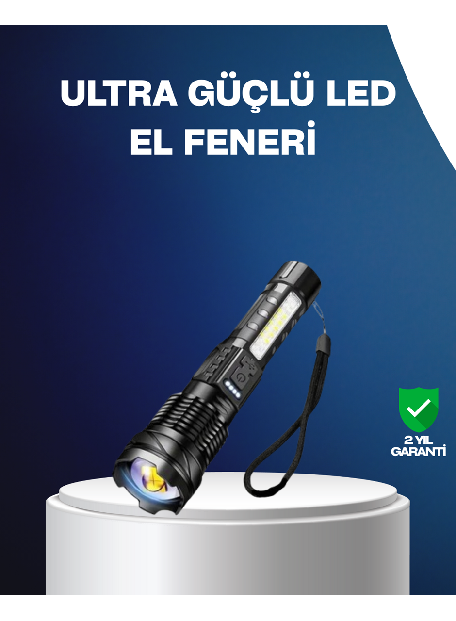 Outdoor ve Acil Durum İçin Güçlü LED El Feneri