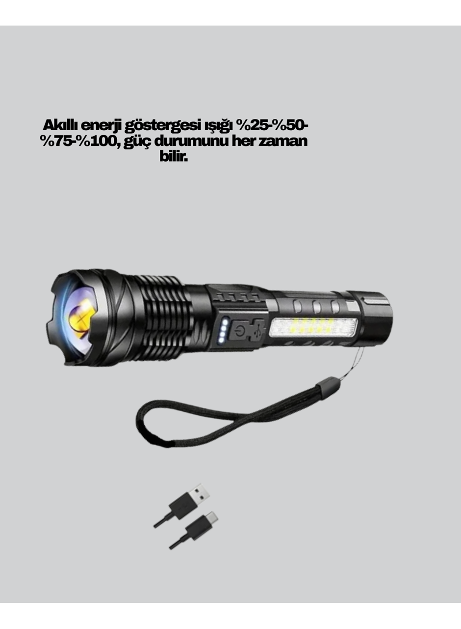 Outdoor ve Acil Durum İçin Güçlü LED El Feneri