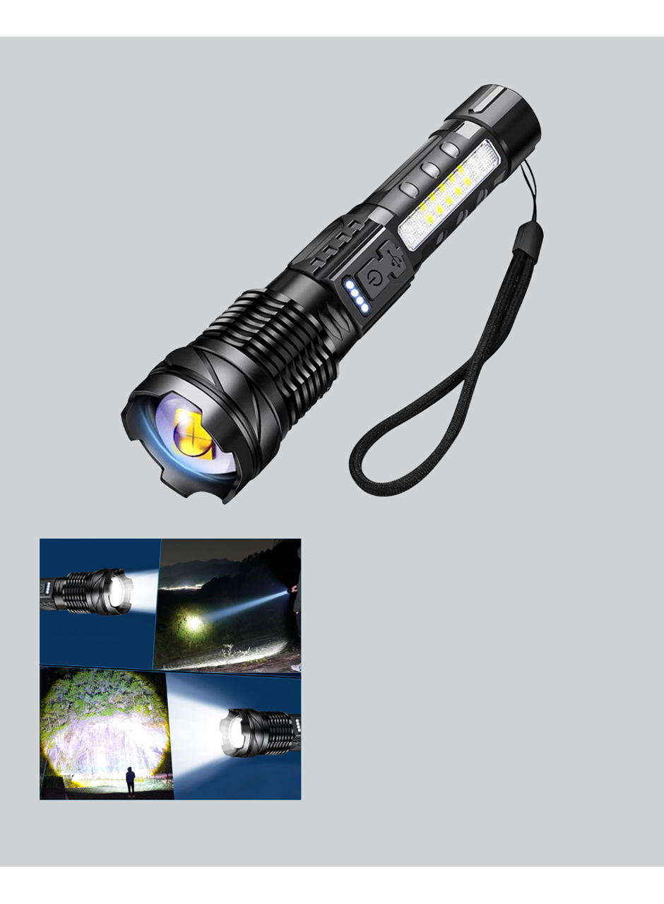 Outdoor ve Acil Durum İçin Güçlü LED El Feneri