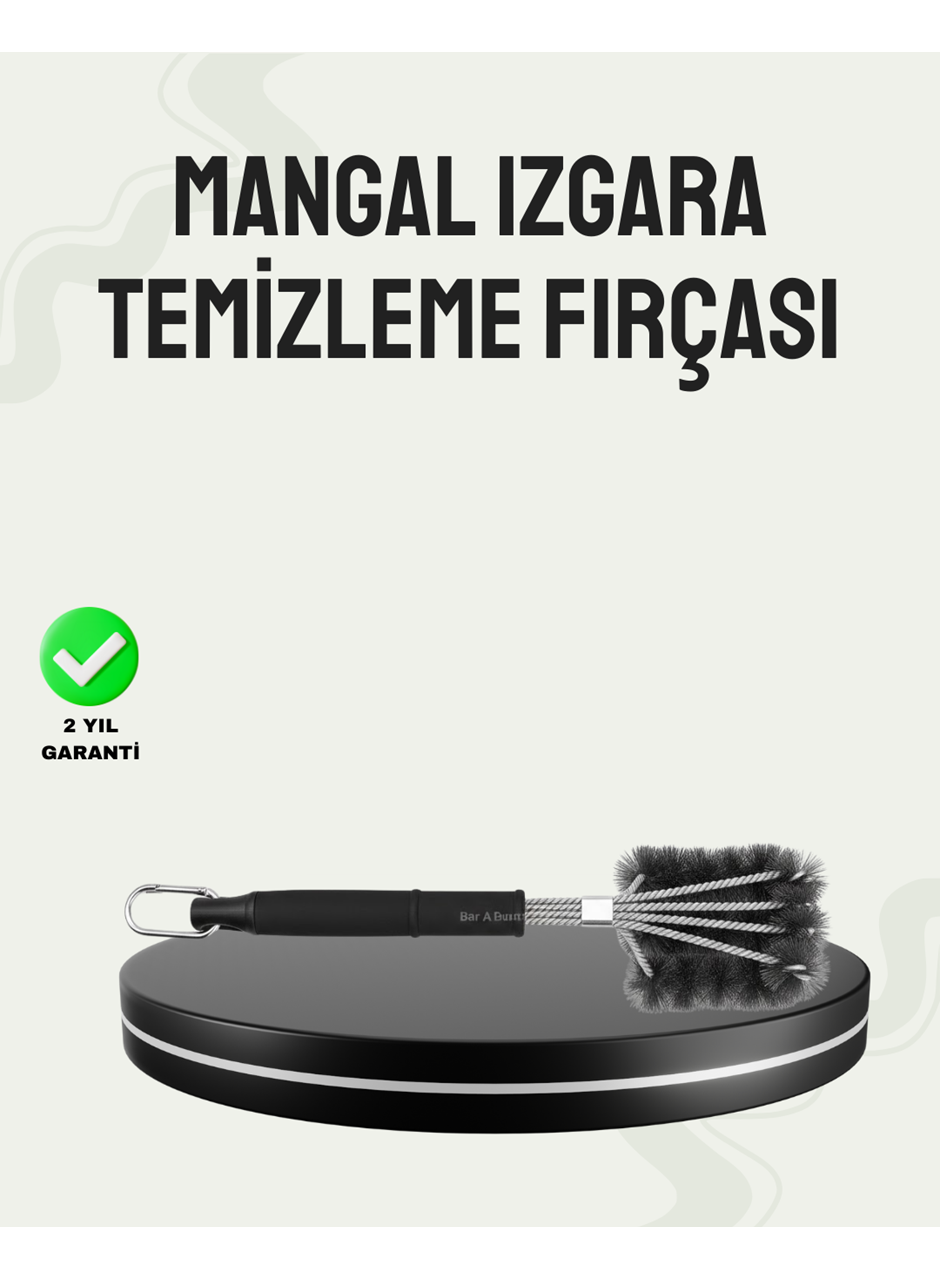 Paslanmaz Çelik Telli Mangal Temizlik Fırçası