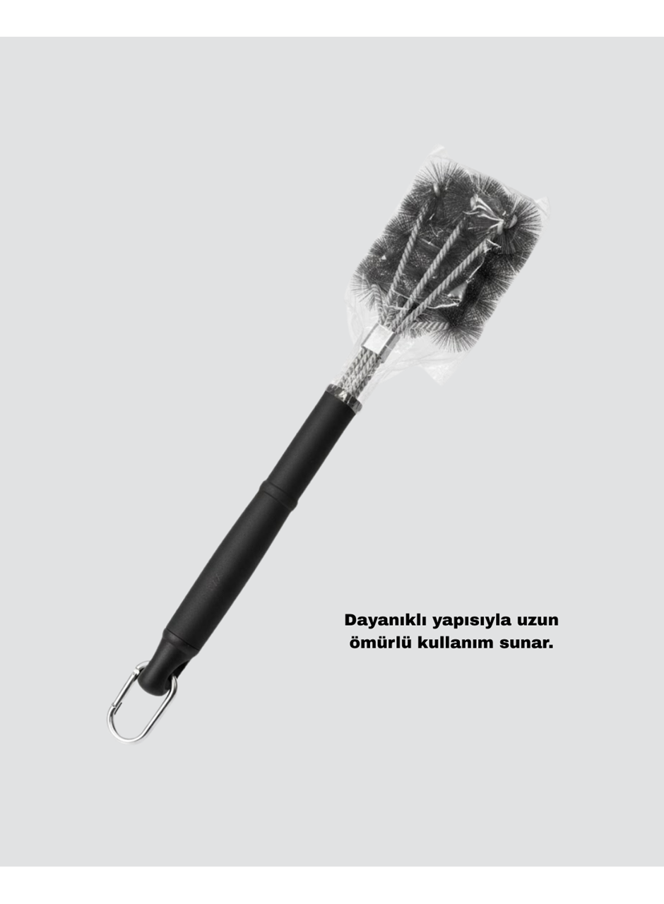 Paslanmaz Çelik Telli Mangal Temizlik Fırçası