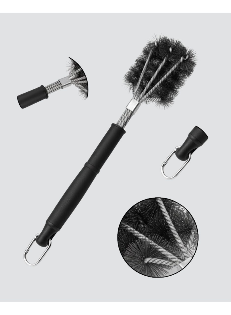 Paslanmaz Çelik Telli Mangal Temizlik Fırçası