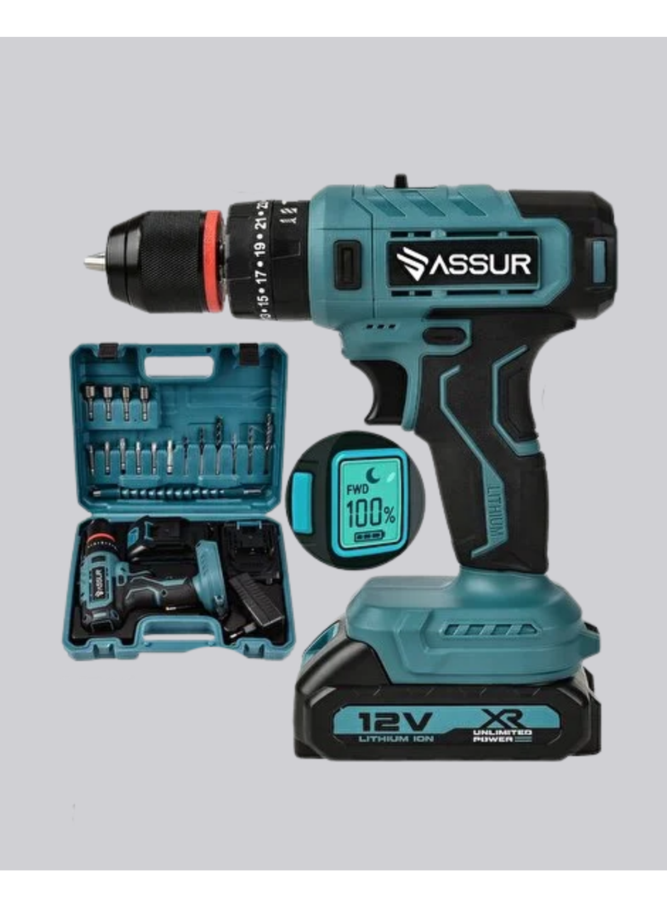 18 Parça Profesyonel Şarjlı Matkap Vidalama