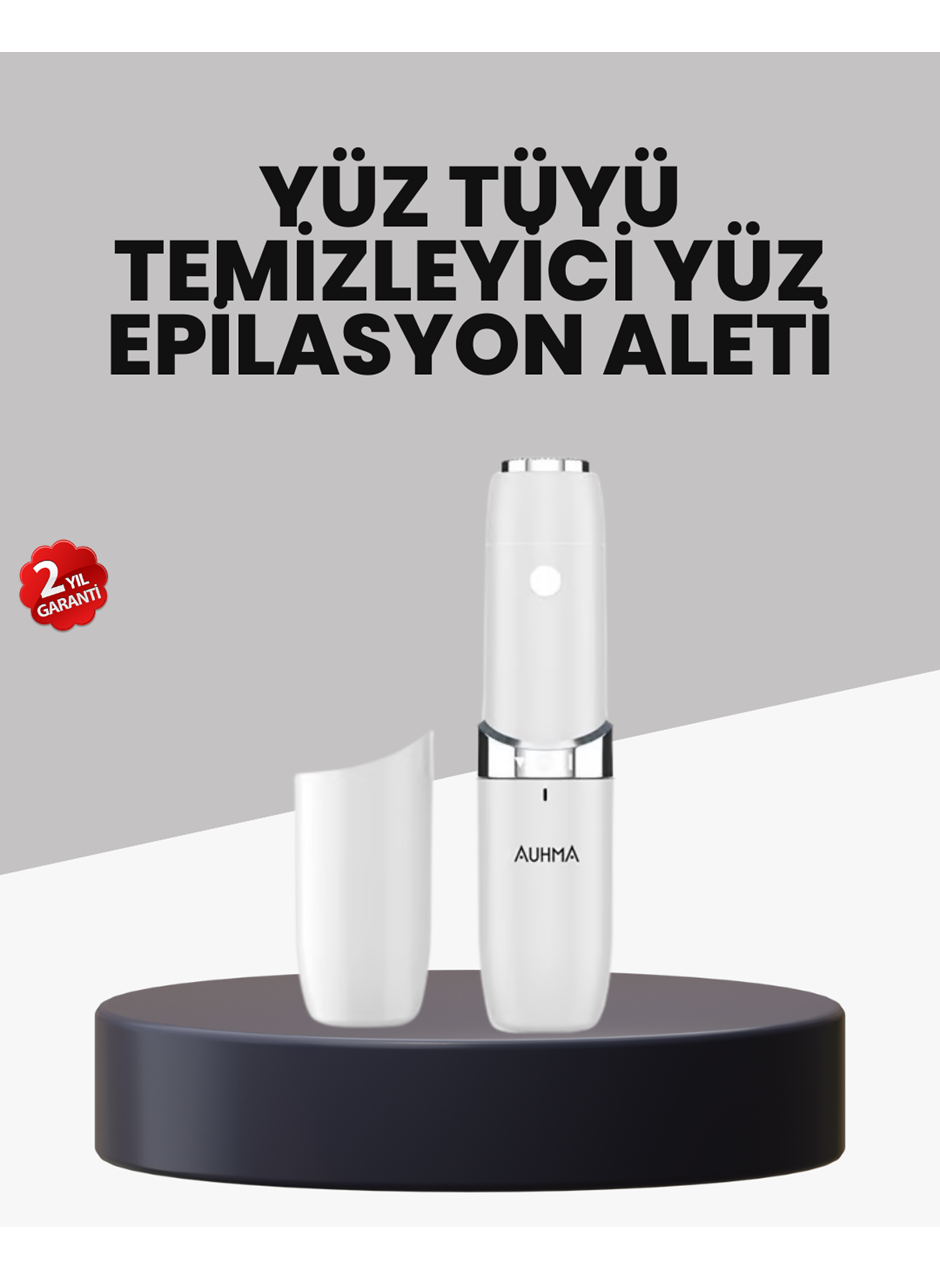 LED Işıklı Yüz Epilasyon Aleti Hassas ve Ağrısız Tüy Alma