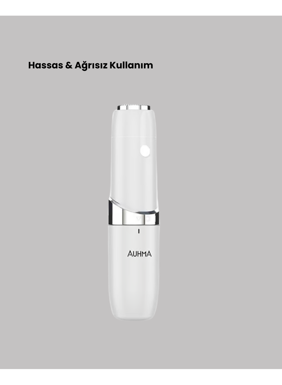 LED Işıklı Yüz Epilasyon Aleti Hassas ve Ağrısız Tüy Alma