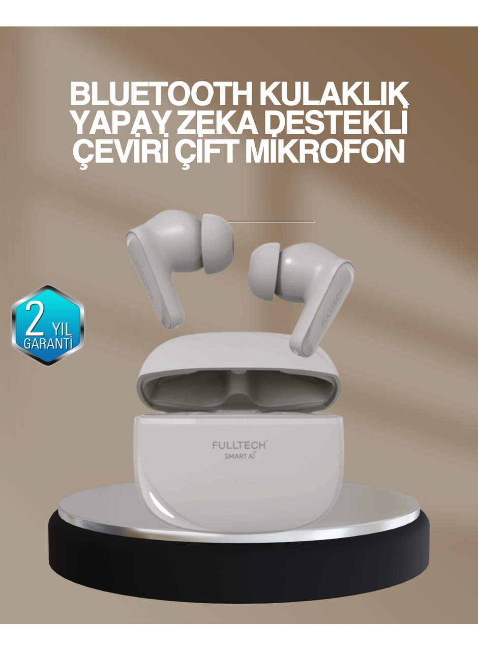 Anında Dil Çeviren Akıllı Bluetooth Kulaklık Çok Dilli İletişim