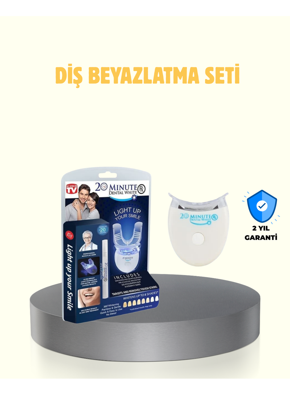 LED Işıklı Profesyonel Diş Beyazlatma Seti