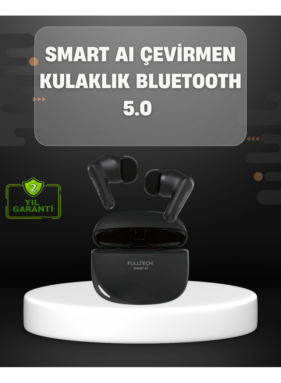 Yapay Zeka Destekli Bluetooth Kulaklık Anlık Çeviri ve Gürültü Engelleme