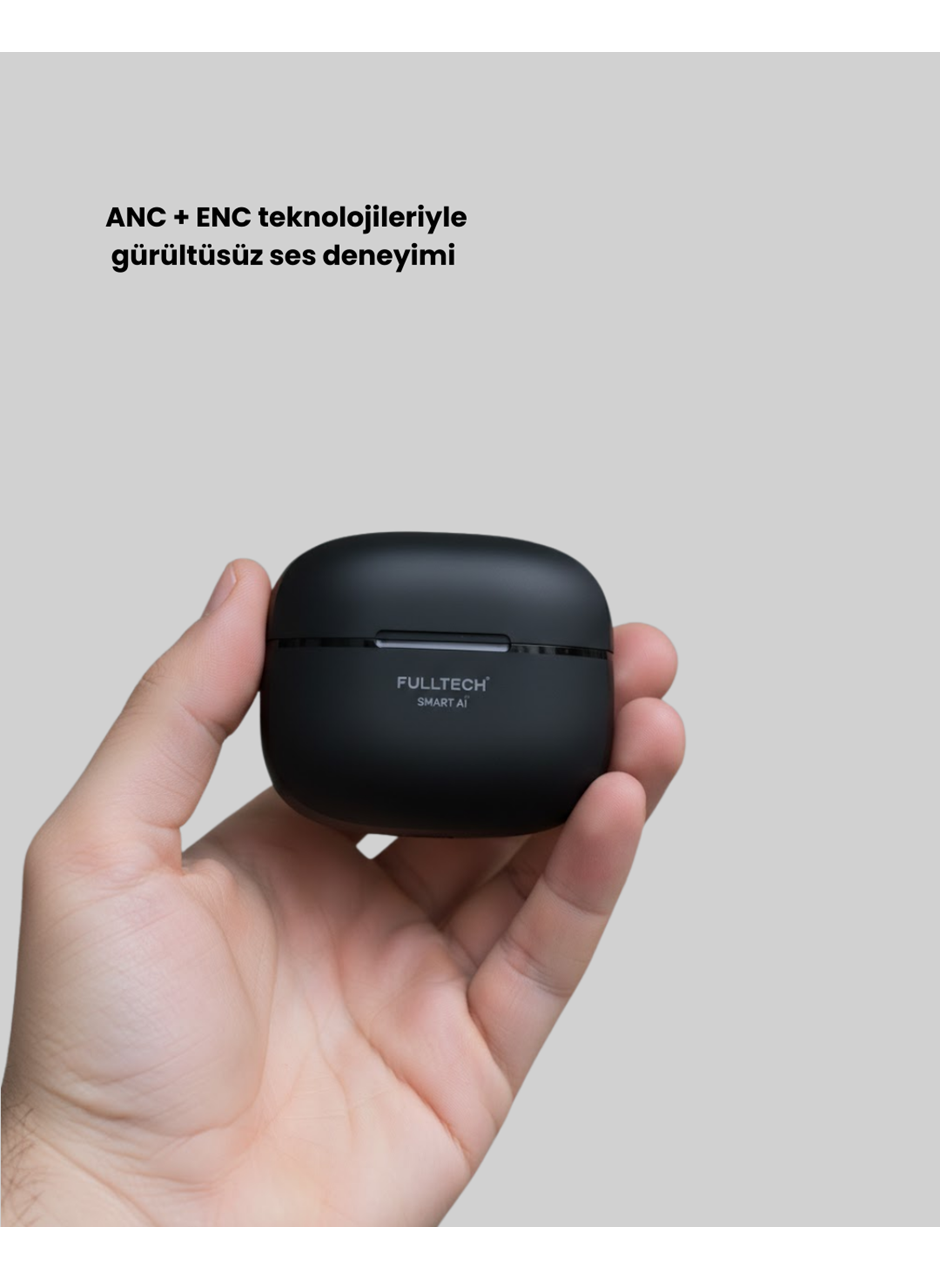 Yapay Zeka Destekli Bluetooth Kulaklık Anlık Çeviri ve Gürültü Engelleme