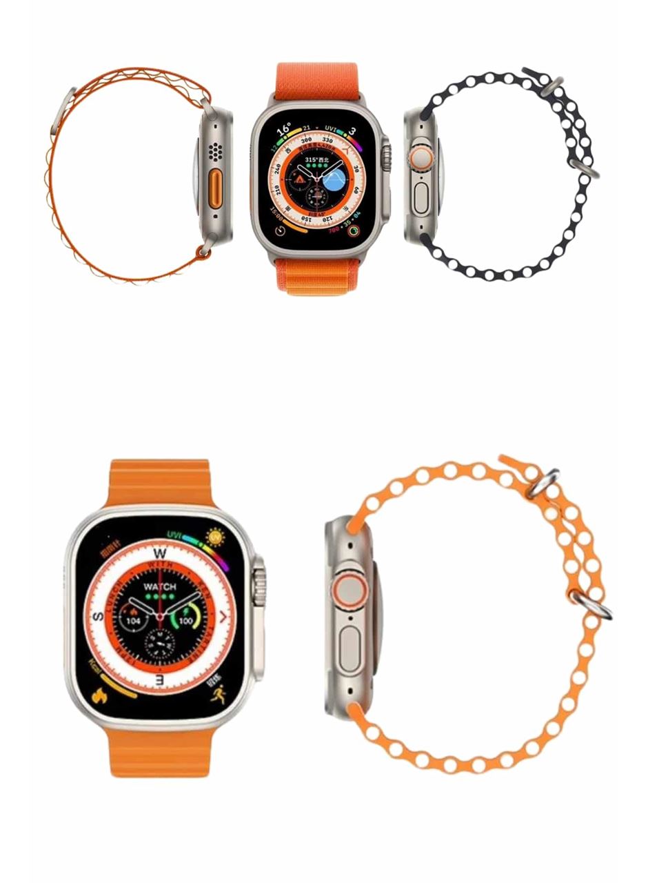 Akıllı Saat Android ve İOS Uyumlu 49 MM NFC Özelliği GPS Takibi