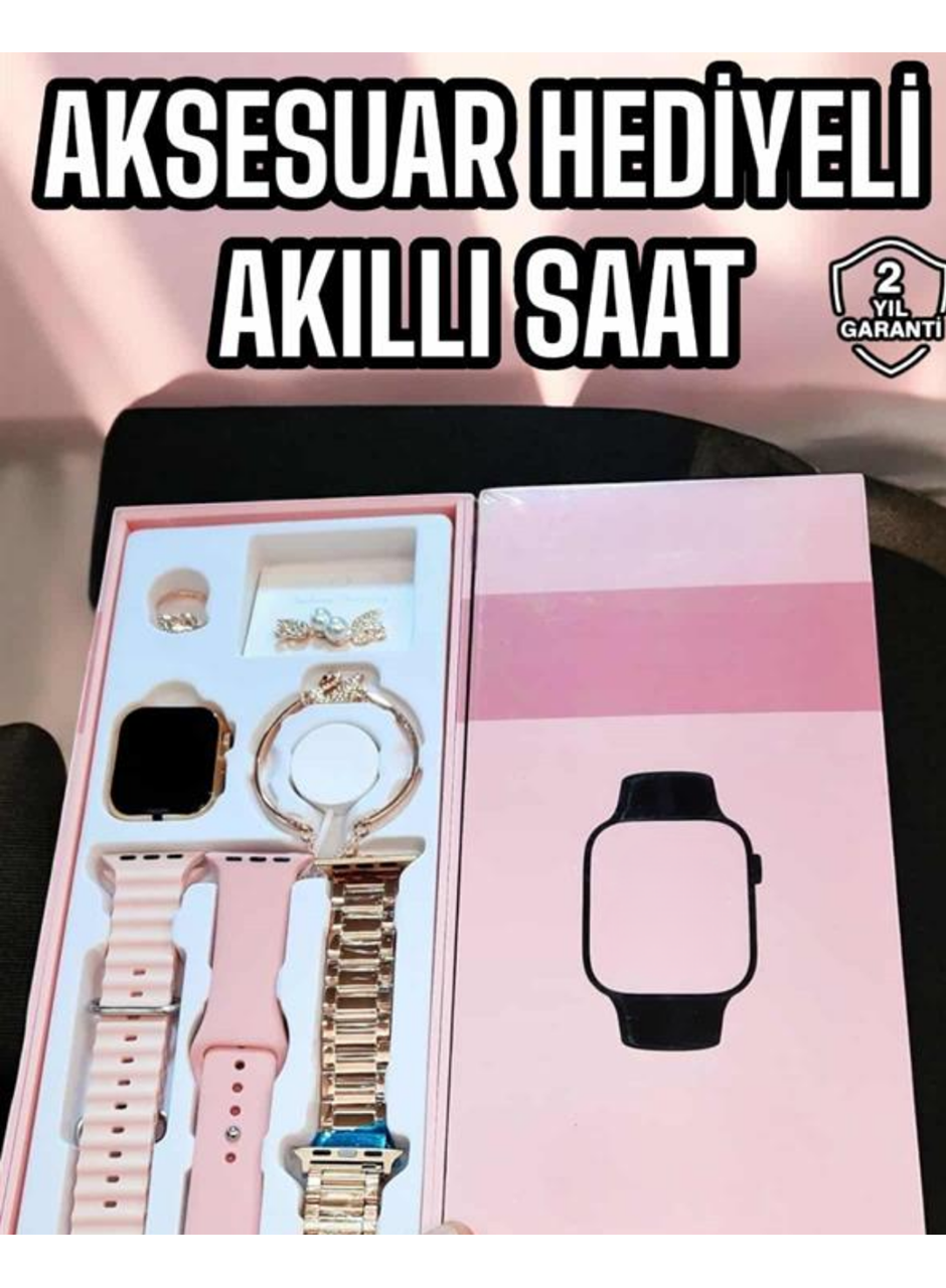 Akıllı Saat Sesli Görüşme Bildirim Görme Uyku ve Sağlık Takibi