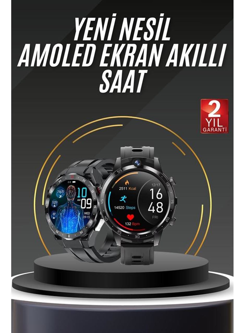 Akıllı Saat Yeni Model Sesli Asistan Bildirim Görme Bluetooth Bağlantılı Müzik Dinleme