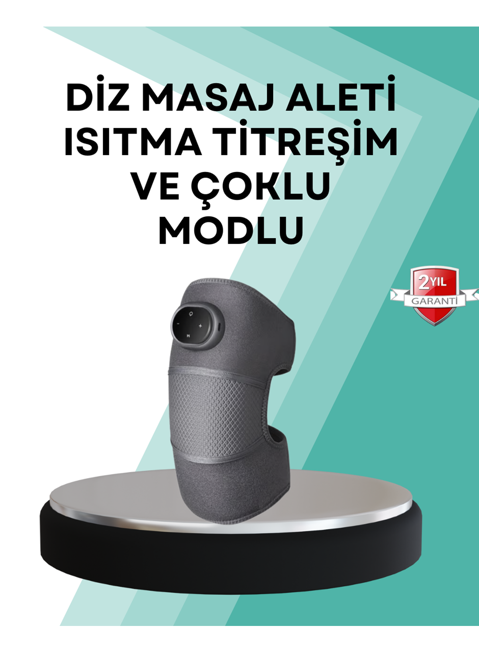 Ev Tipi Isı ve Titreşim Destekli Diz Masaj Aleti