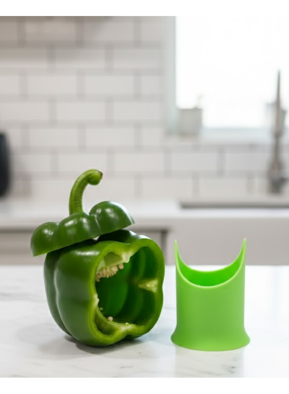 Silikon Biber Çekirdeği Çıkarıcı Kabak Oymaya Uygun Aparat