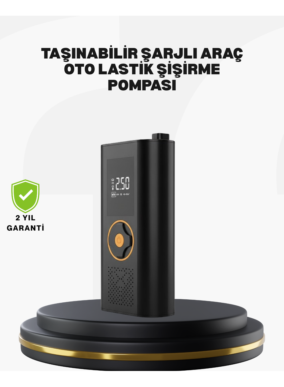Taşınabilir Dijital Lastik Şişirme Cihazı Güvenli ve Pratik Kullanım