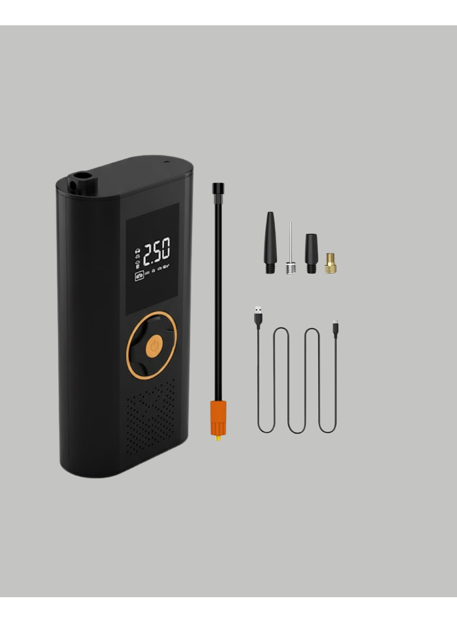 Çok Amaçlı Dijital Lastik Pompası Araç Bisiklet Top Uyumlu