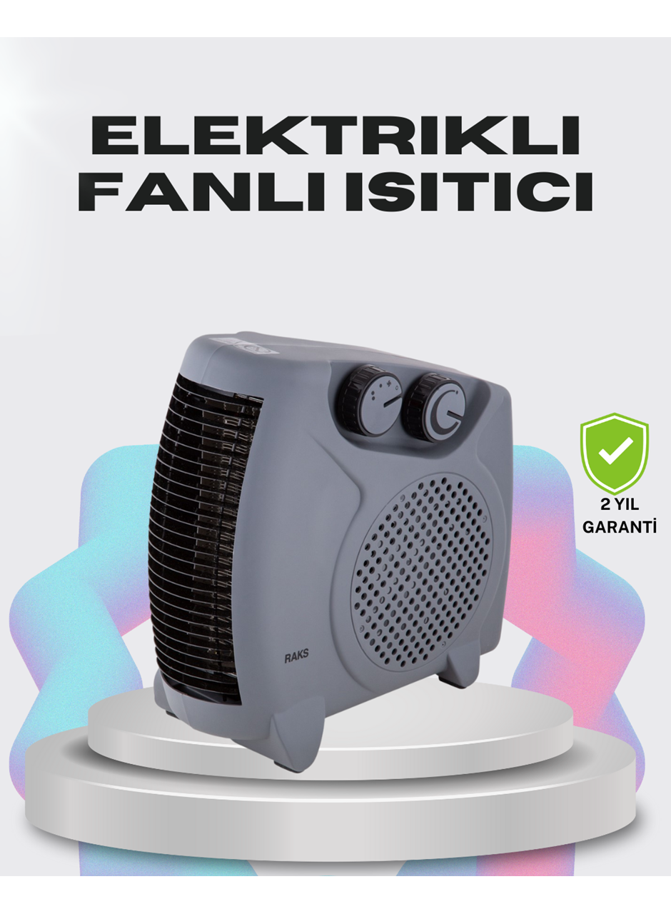 Çok Fonksiyonlu Fanlı Isıtıcı Isıtma ve Soğuk Hava Üfleme Özellikli