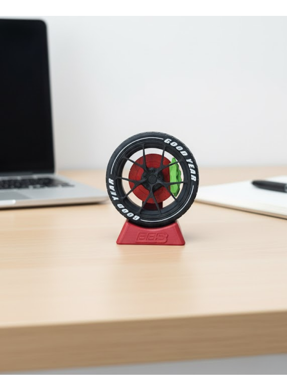 Otomobil Jant Görünümlü Ofis Masa Dekoru Hediye Seçeneği