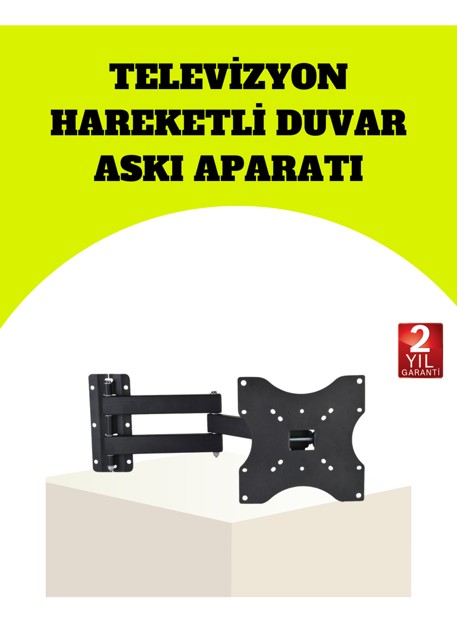 VESA Uyumlu Hareketli TV Askı Aparatı Kolay Montaj