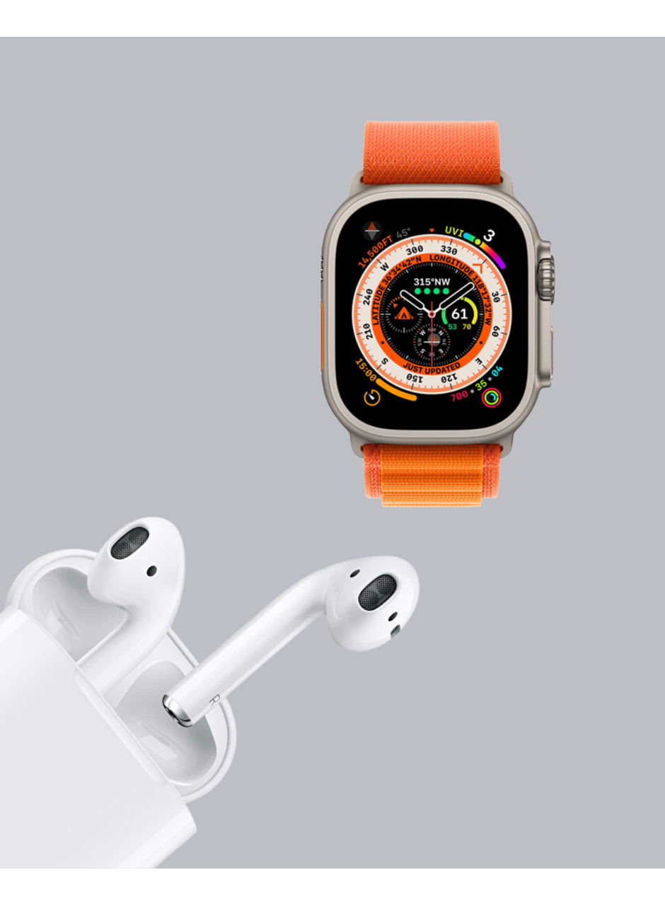 S8 Ultra Akıllı Saat ve Bluetooth Kablosuz Kulaklık 2’li Set